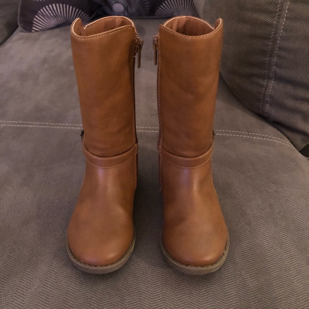 TODDLER GIRL BROWN BOOTS